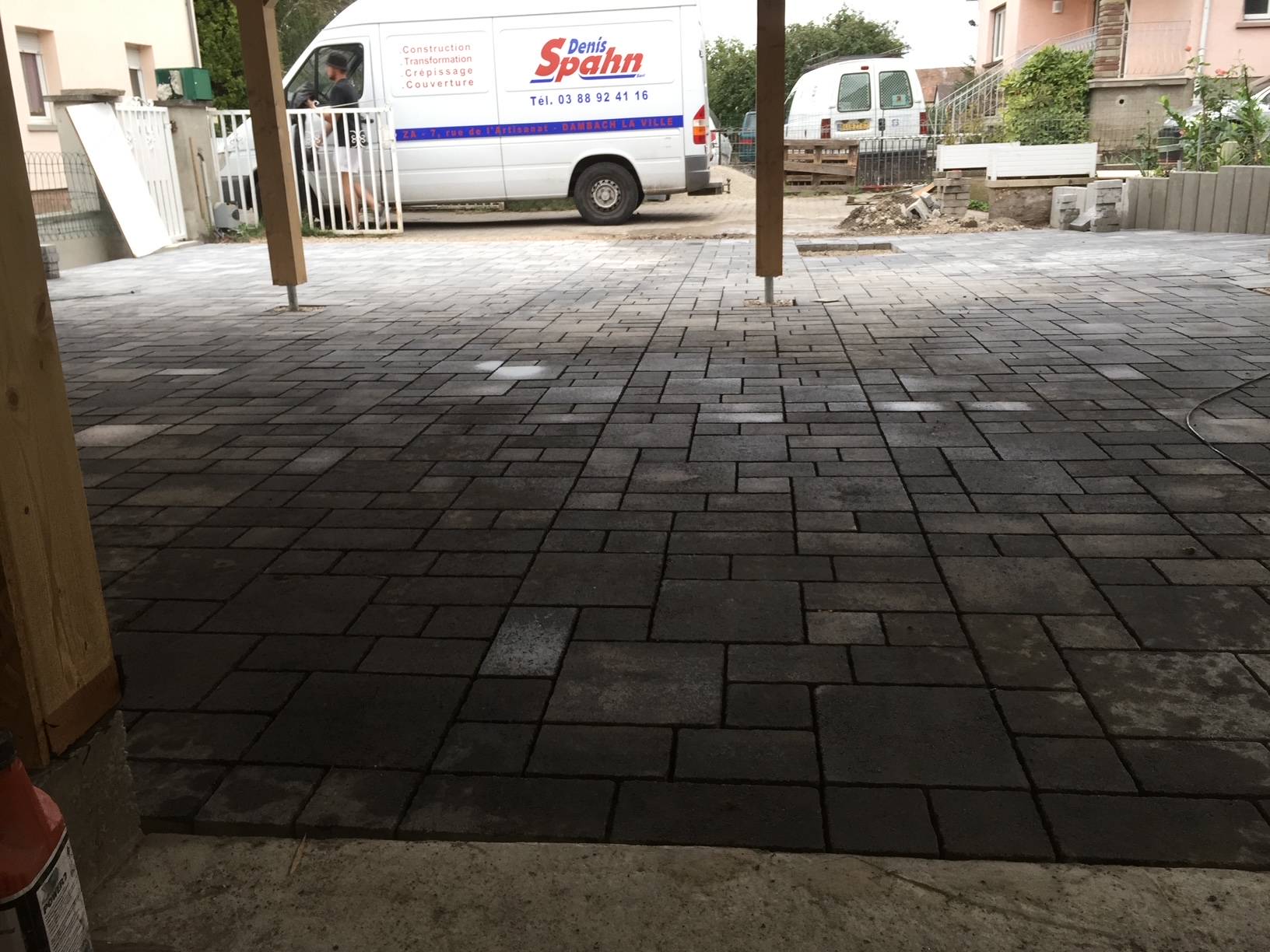 Cours en pavés réalisée en 2019 Colmar