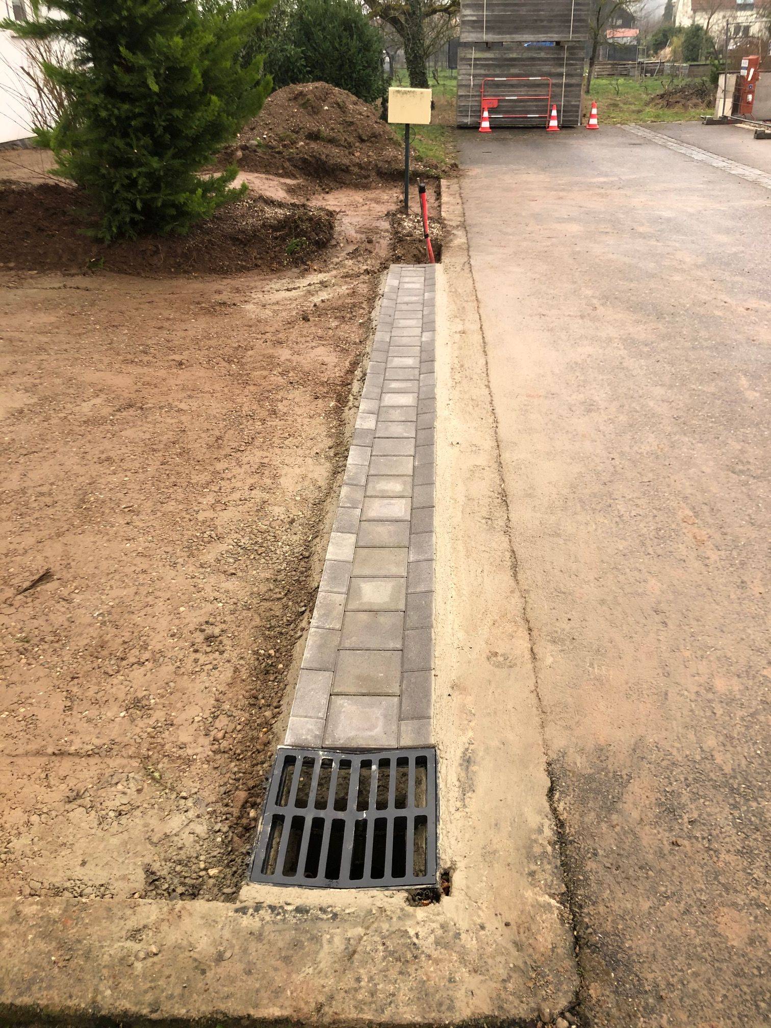Cours en pavé à Scherwiller Bischheim 0