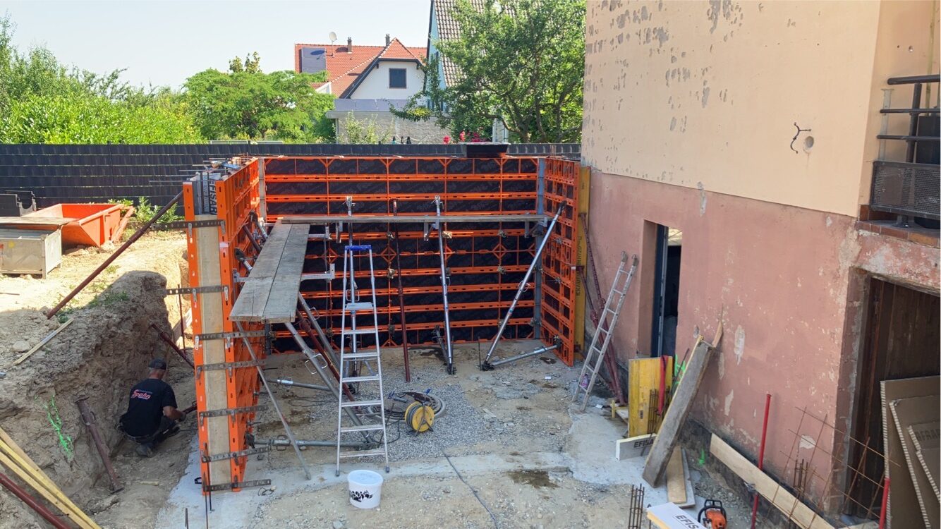IMG_8795 ROTATED | Construction Spahn Chantier réalisé été 2023 à Schaeffersheim pour l’extension d’une maison d’habitations. Lingolsheim 6