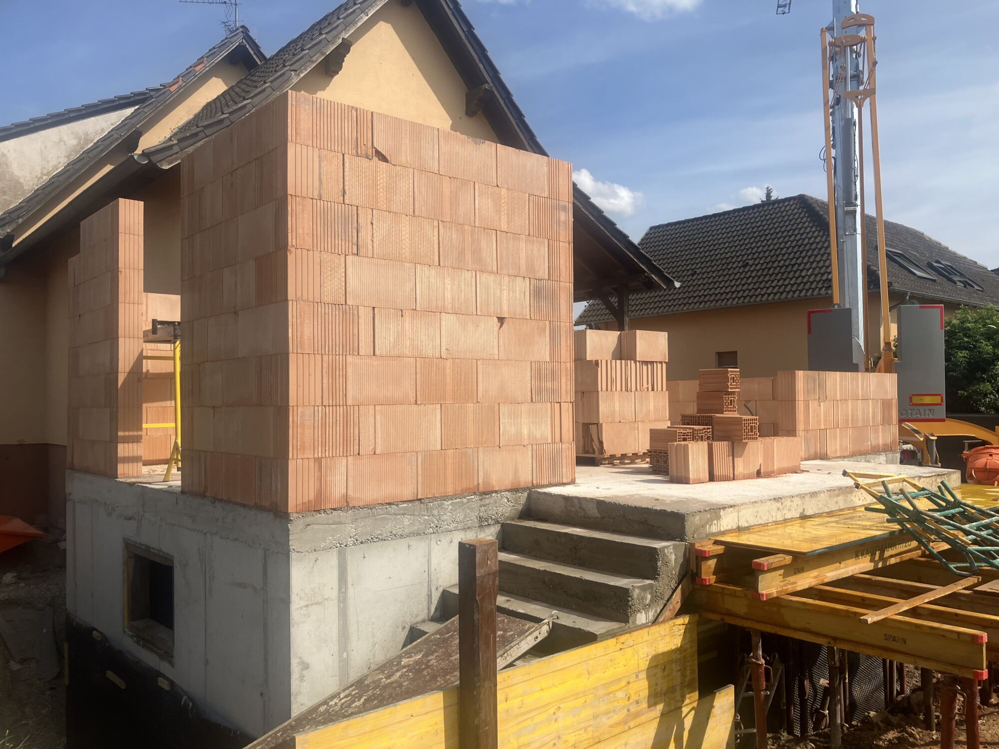 IMG_9024 | Construction Spahn Chantier réalisé été 2023 à Schaeffersheim pour l’extension d’une maison d’habitations. Schiltigheim 10